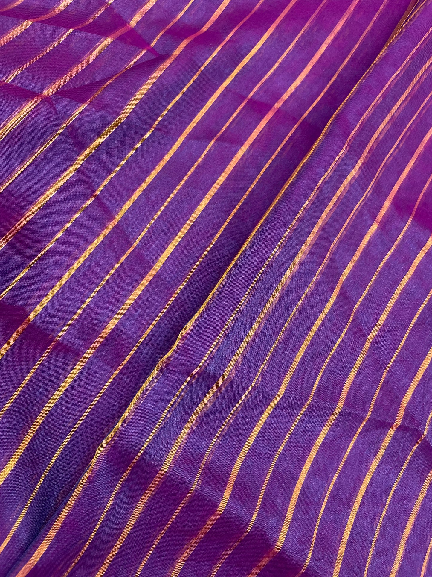 Pure Tissue Weaving Dual Shade (Color Available) 44"Inch