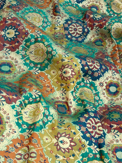 Pure Kimkhwab Weaving (colors available) 44"inch