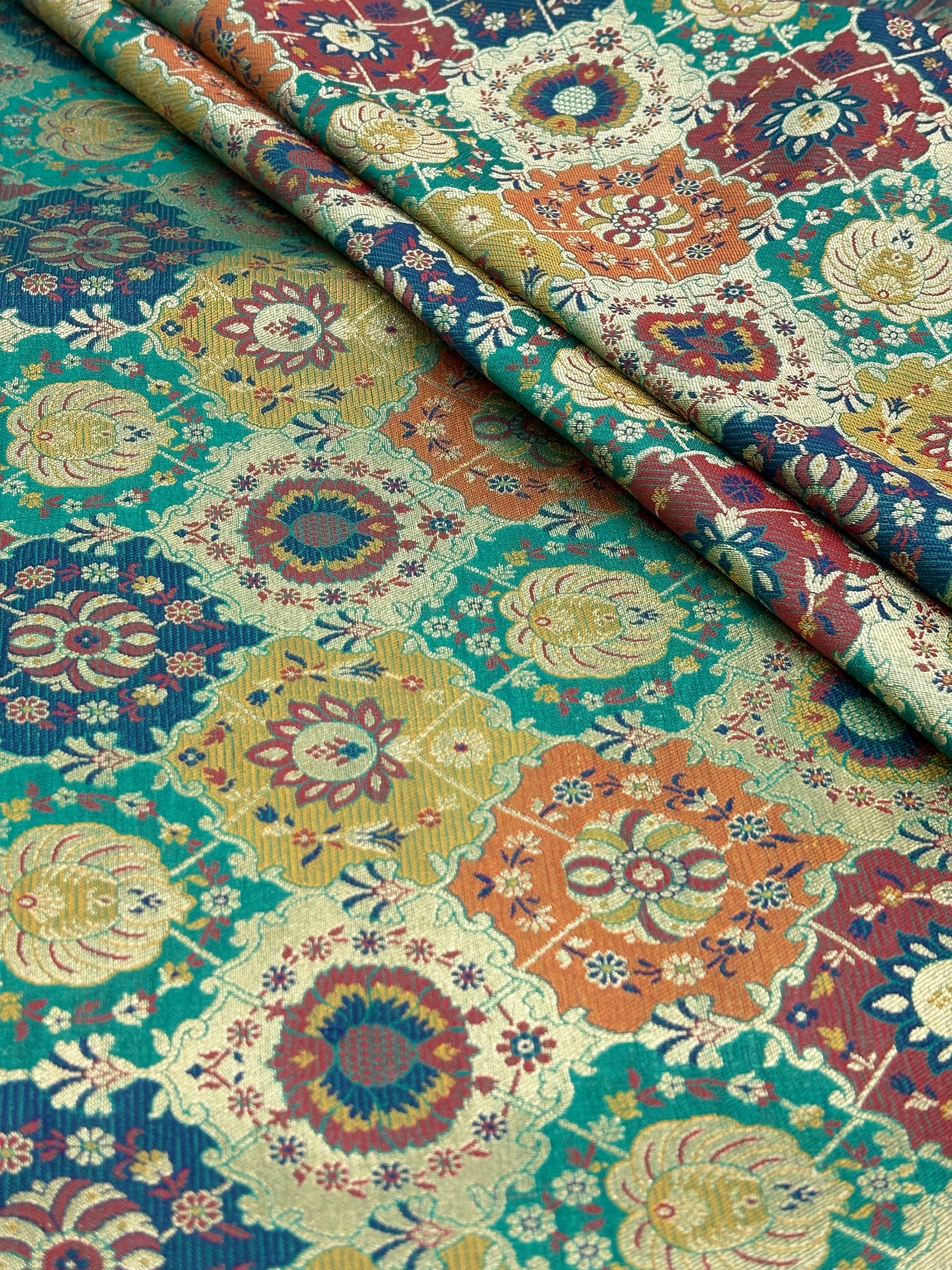 Pure Kimkhwab Weaving (colors available) 44"inch