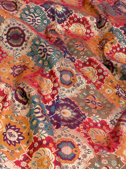 Pure Kimkhwab Weaving (colors available) 44"inch