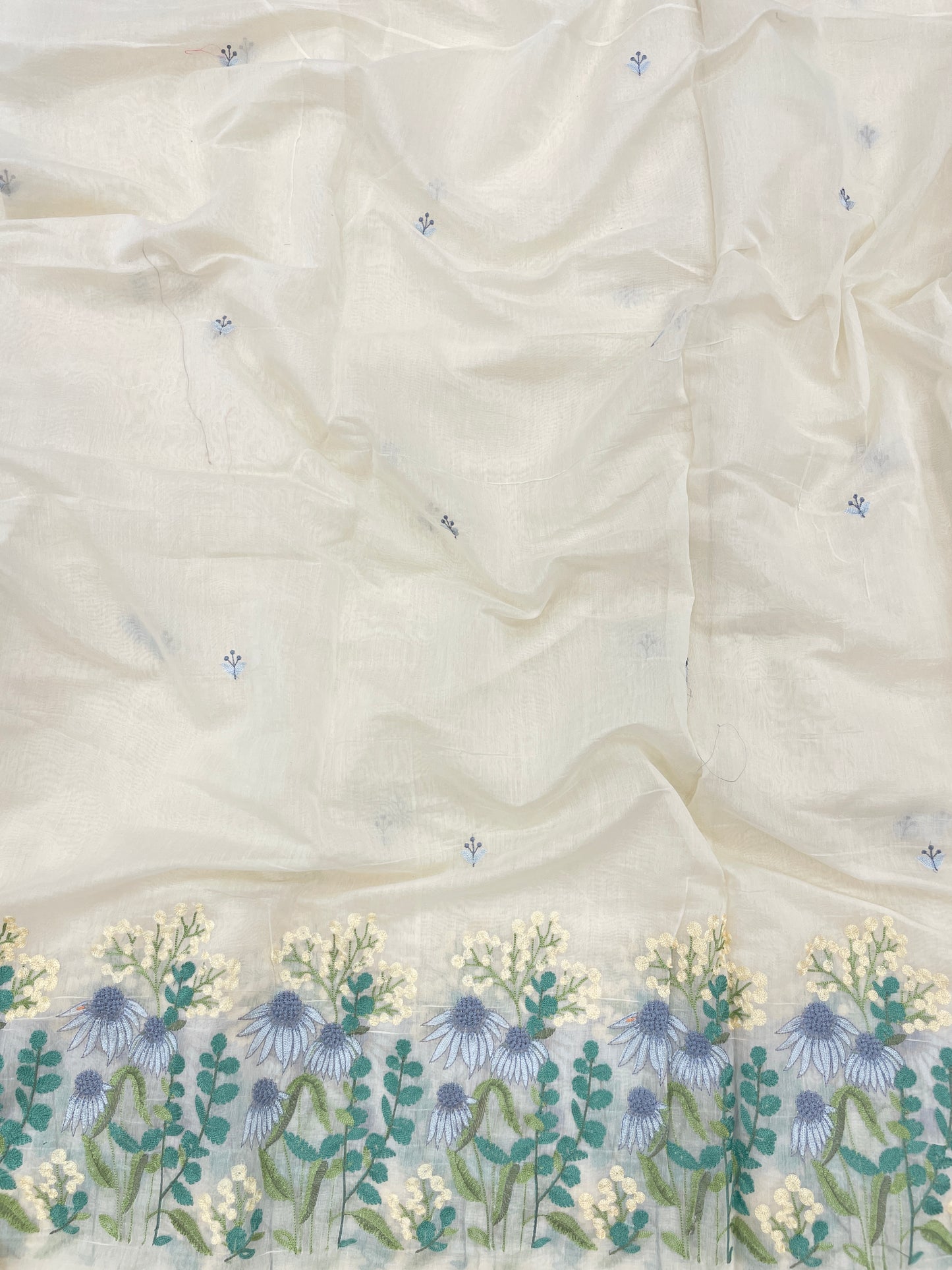 Chanderi Pannel Embroidery (Color Available) 54"Inch