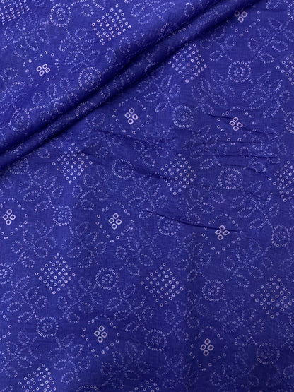 Chanderi Print(Colors Available)44'inch