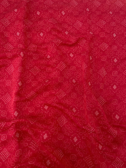 Chanderi Print(Colors Available)44'inch