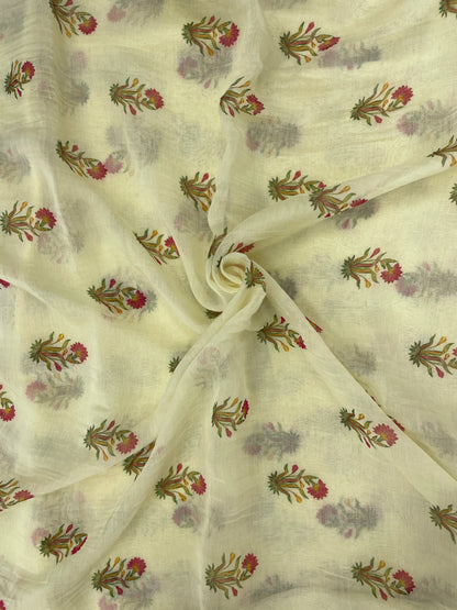 Chanderi Print(Colors Available)44'inch