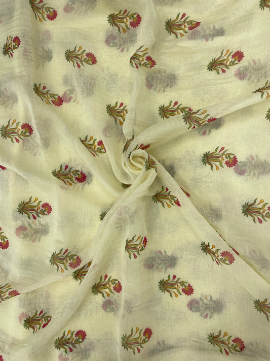 Chanderi Print(Colors Available)44'inch