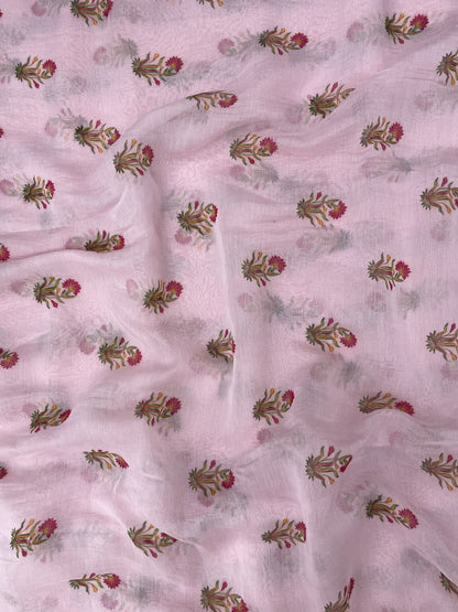 Chanderi Print(Colors Available)44'inch