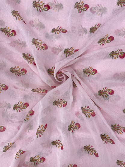 Chanderi Print(Colors Available)44'inch