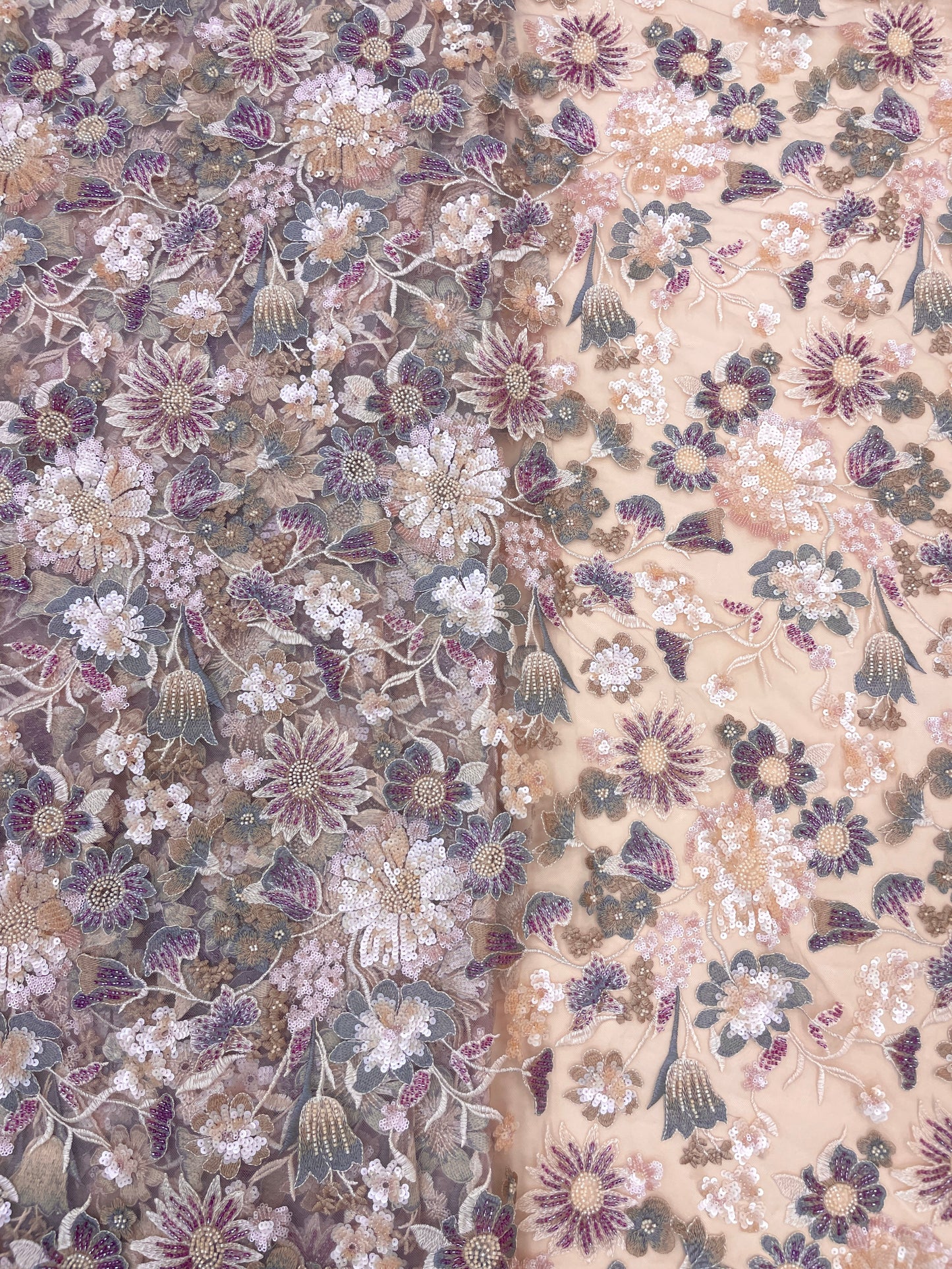 Net Embroidery Handwork (Color Available) 54"Inch