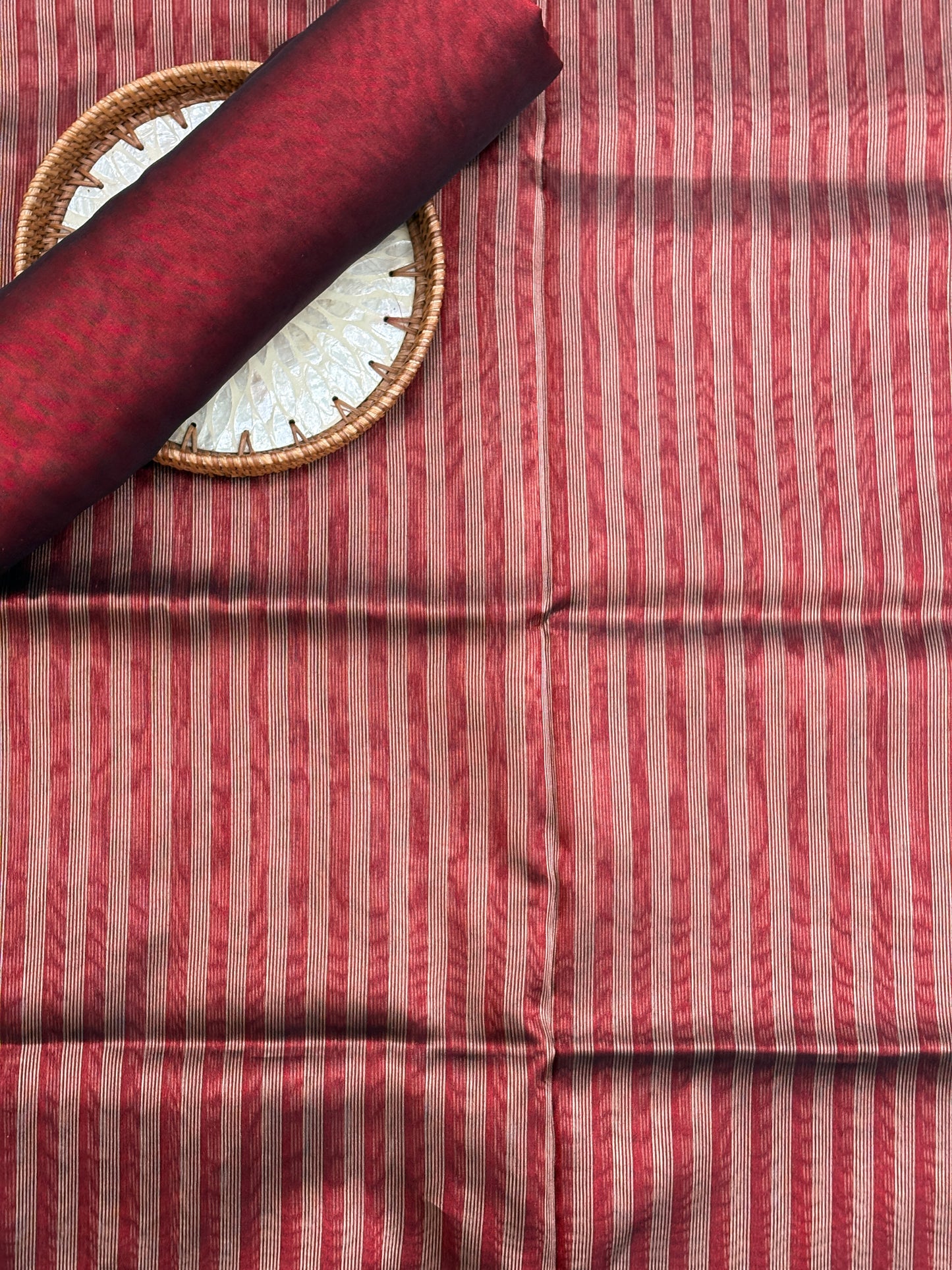 Pure Tissue Weaving Fabric Matching Set (Colours Available) 44"Inch