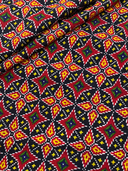 Dola Silk Patola Print (44" Inch)