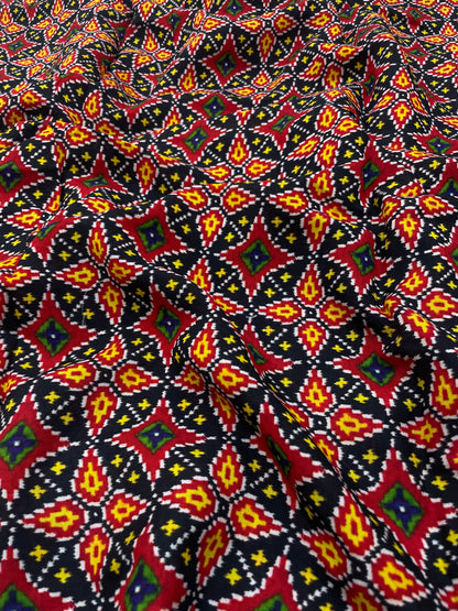 Dola Silk Patola Print (44" Inch)