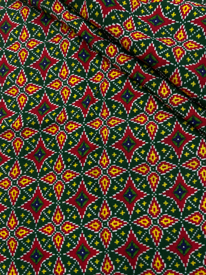 Dola Silk Patola Print (44" Inch)