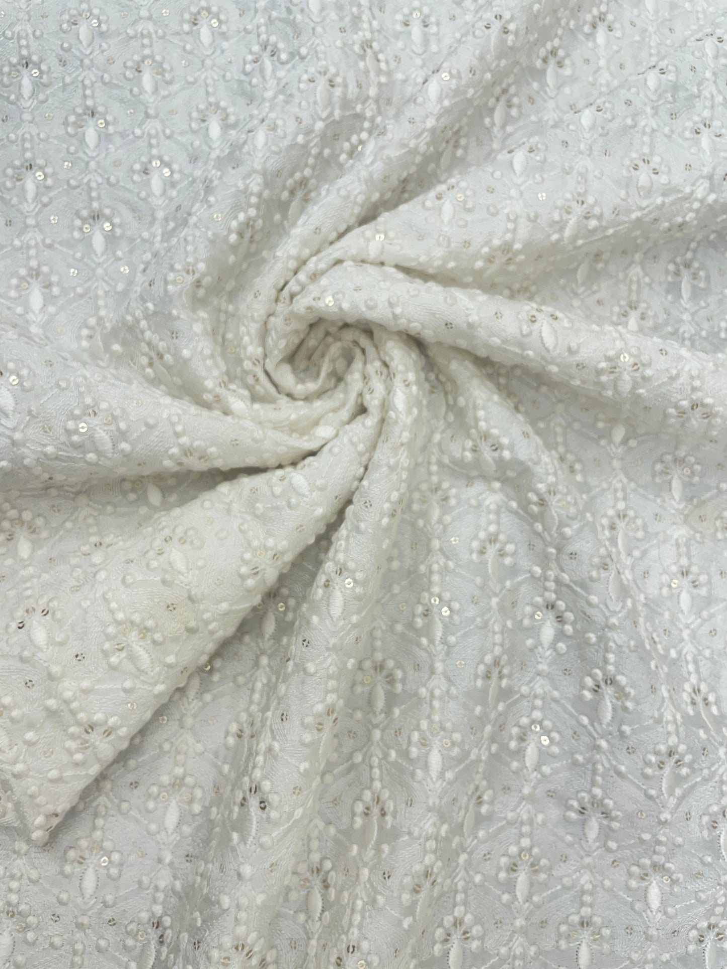 Mysore Silk Embroidery Dyeable