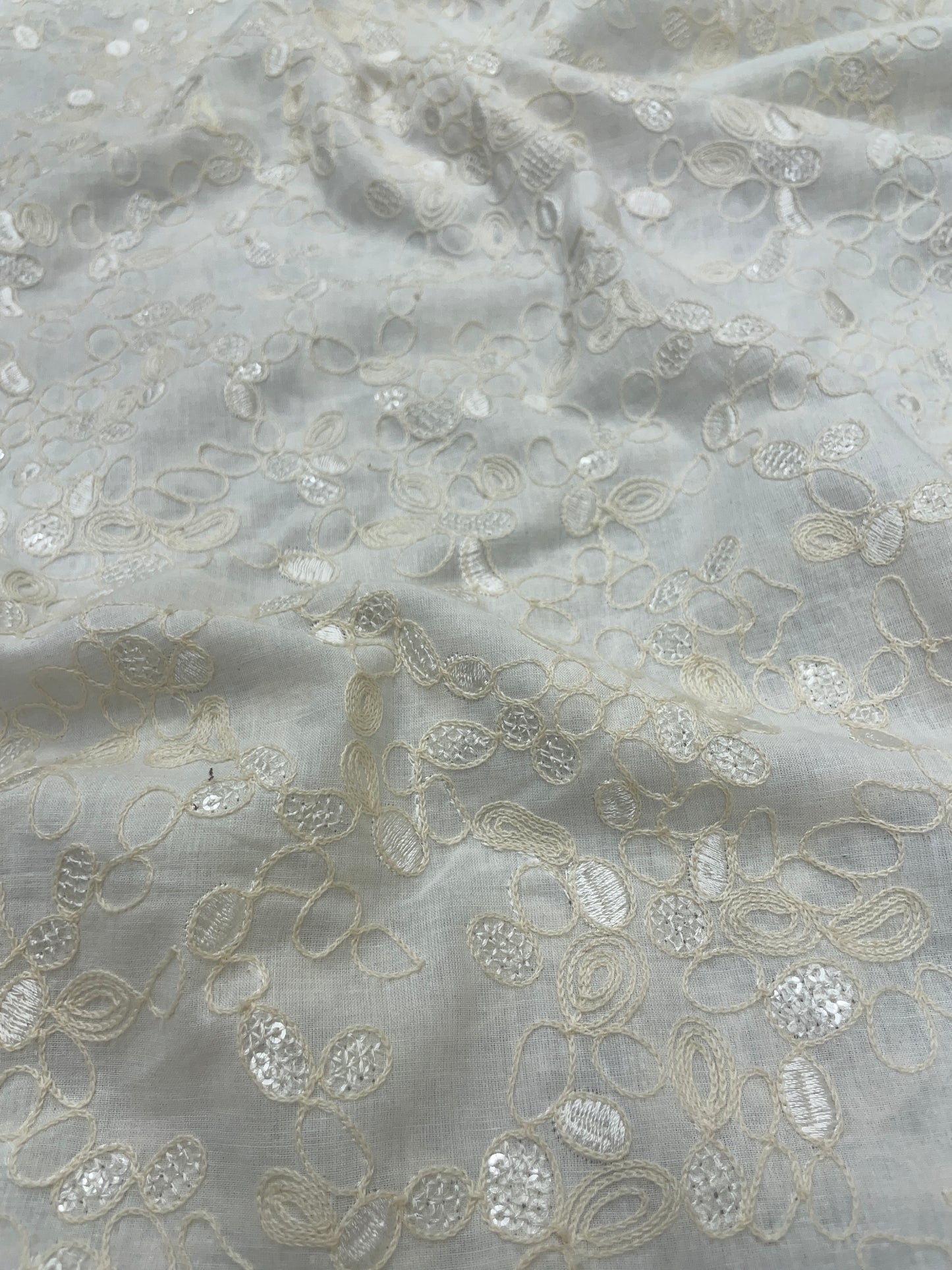 Mysore Silk Embroidery Dyeable