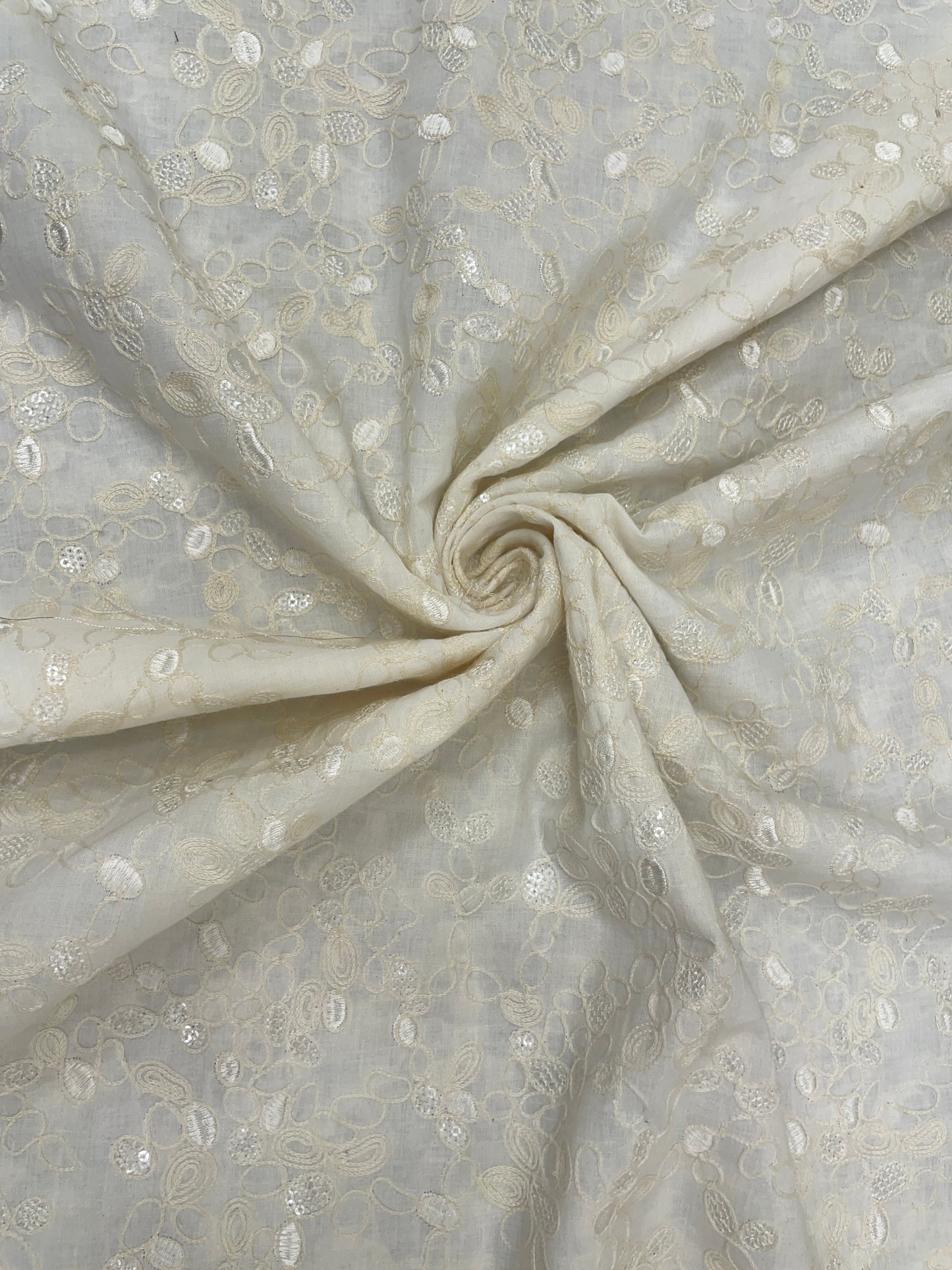 Mysore Silk Embroidery Dyeable