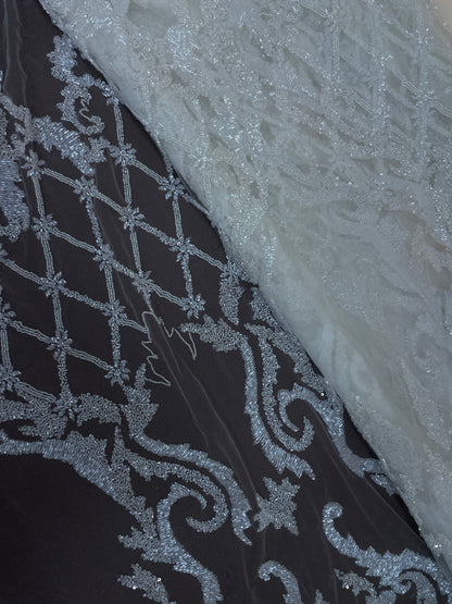 Net Embroidery Handwork (54"Inch)