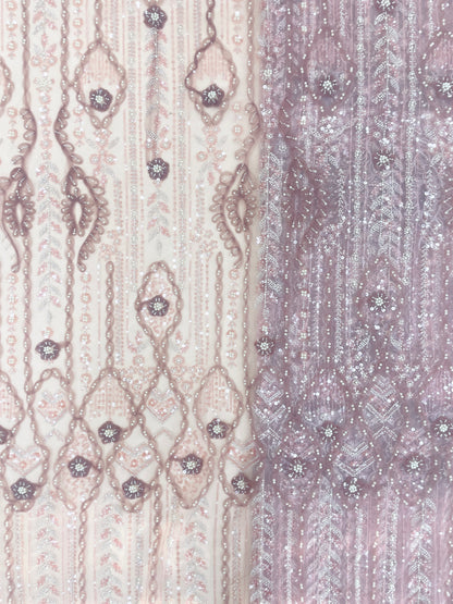 Net Handwork Embroidery (Color Available) 54"Inch