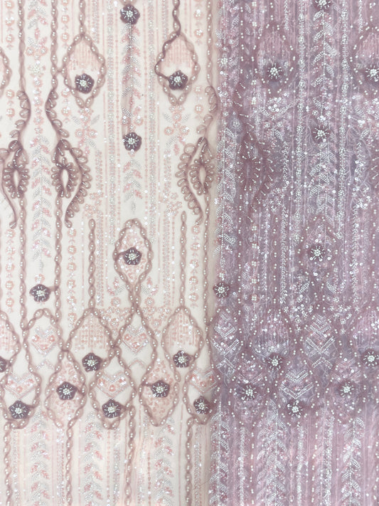 Net Handwork Embroidery (Color Available) 54"Inch