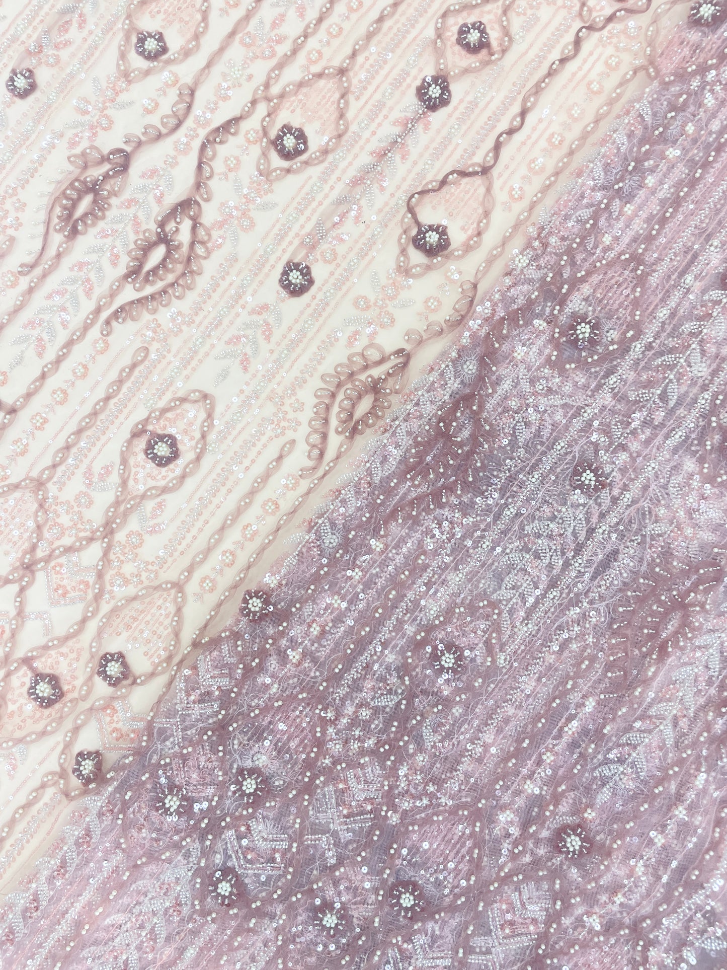 Net Handwork Embroidery (Color Available) 54"Inch