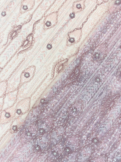 Net Handwork Embroidery (Color Available) 54"Inch