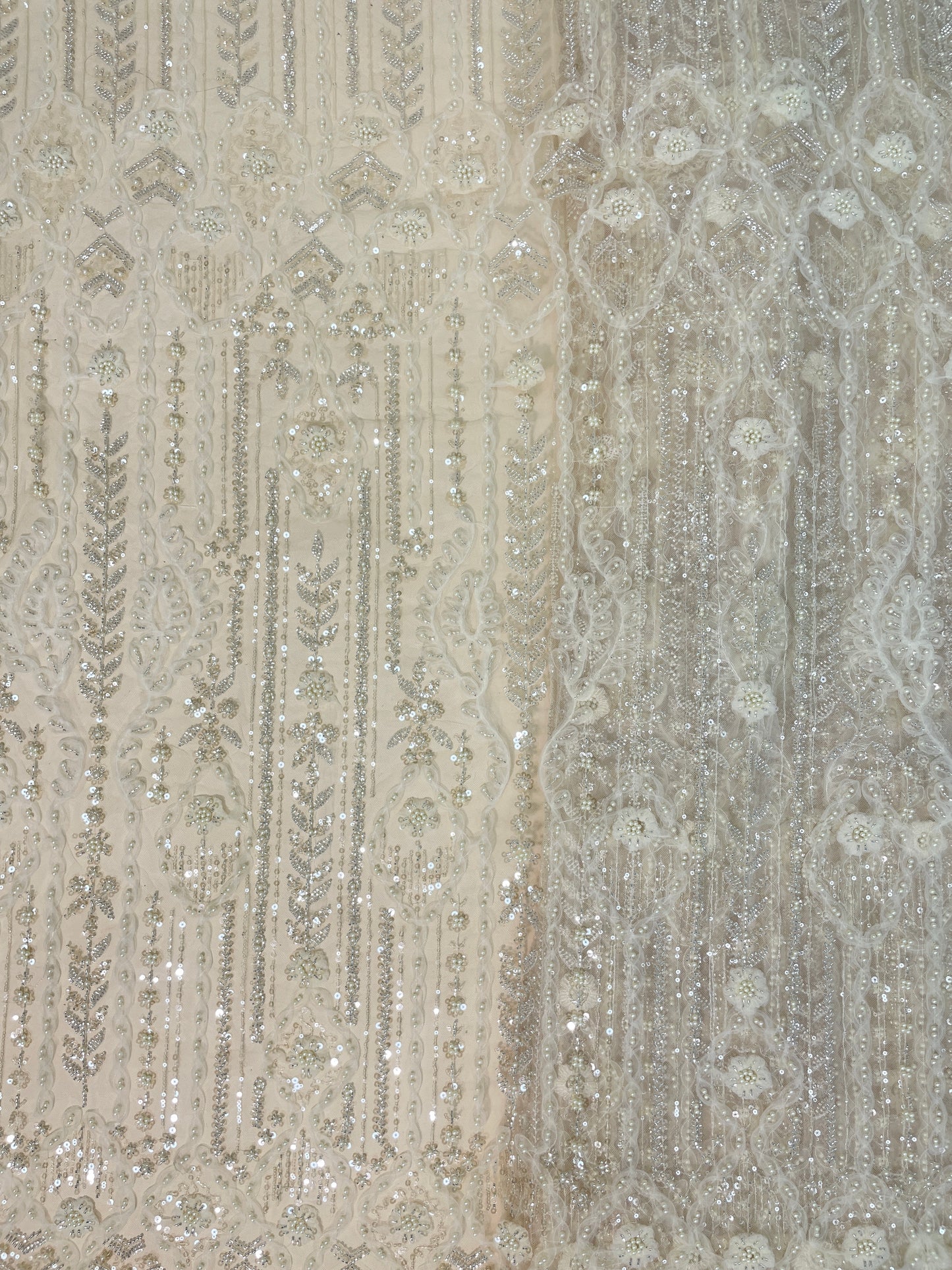 Net Handwork Embroidery (Color Available) 54"Inch