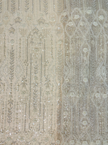 Net Handwork Embroidery (Color Available) 54"Inch