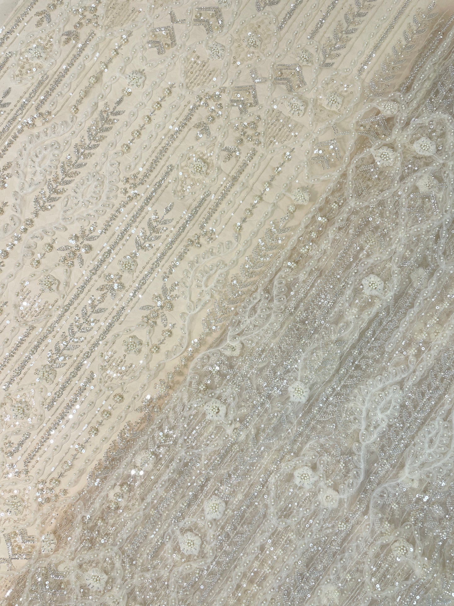 Net Handwork Embroidery (Color Available) 54"Inch