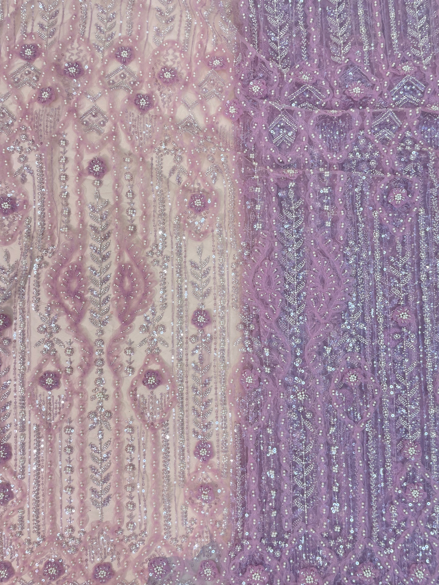 Net Handwork Embroidery (Color Available) 54"Inch