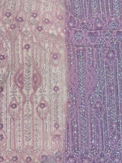 Net Handwork Embroidery (Color Available) 54"Inch