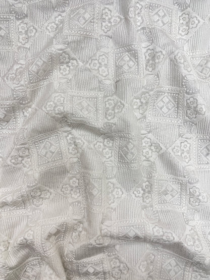 Mysore Silk EMbroidery Dyeable