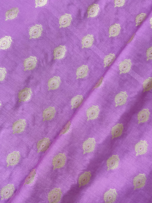 Top Notch Gorgeous Zari Butti Weaving On Munga Silk Fabric