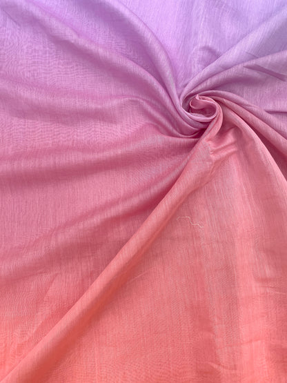 Ombre Mul Chanderi (Colours Available)