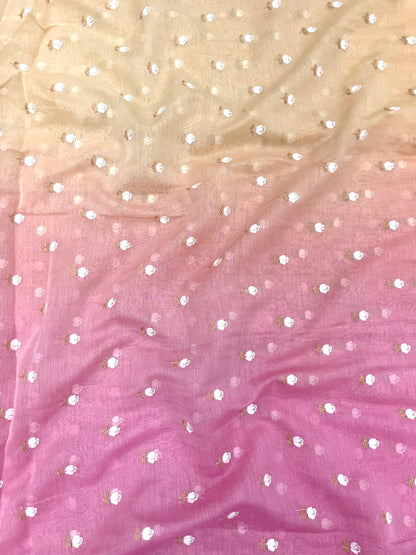Ombre Mul Chanderi (Colours Available)