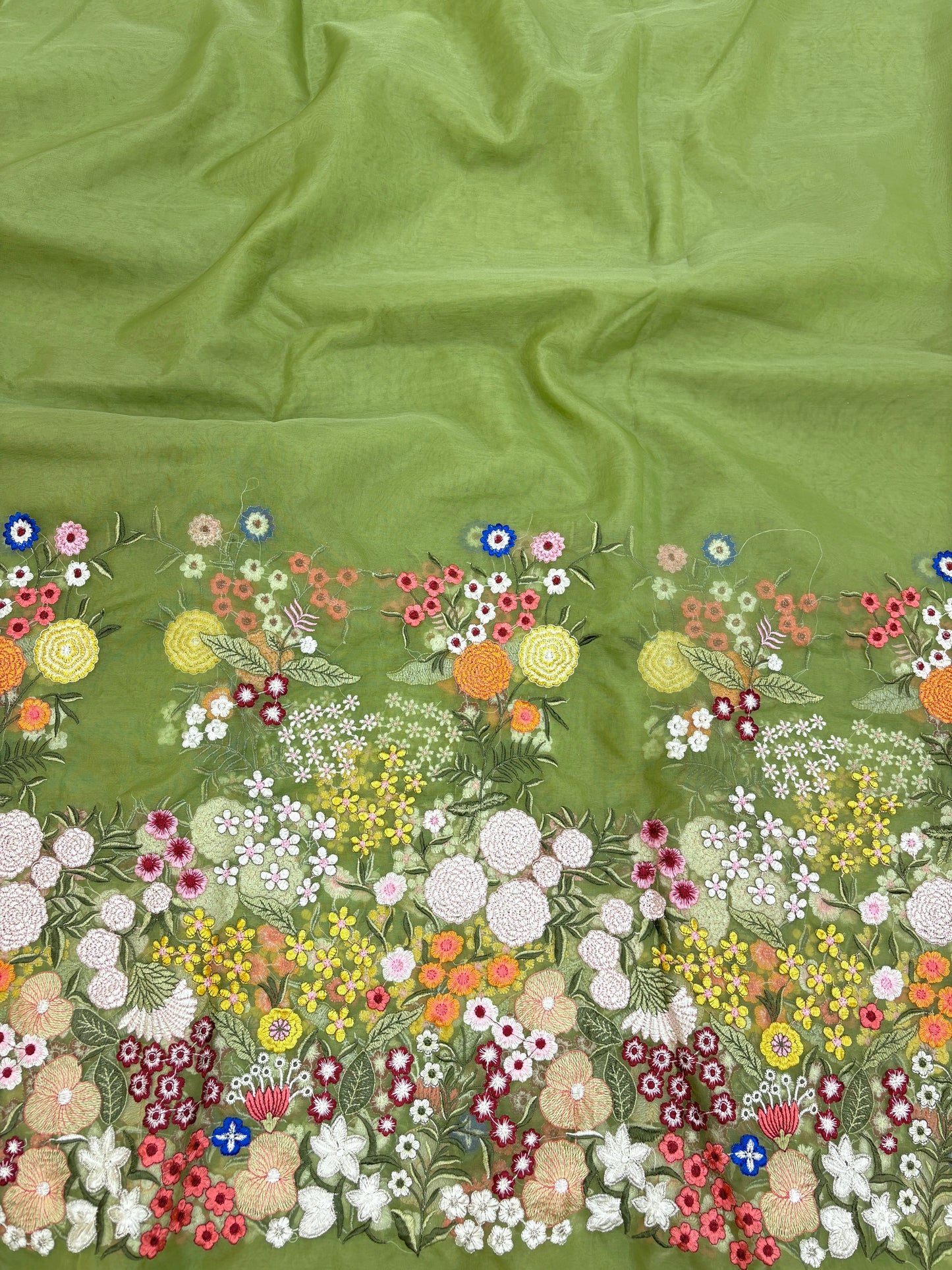 Organza Pannel Embroidery (Colors Available)