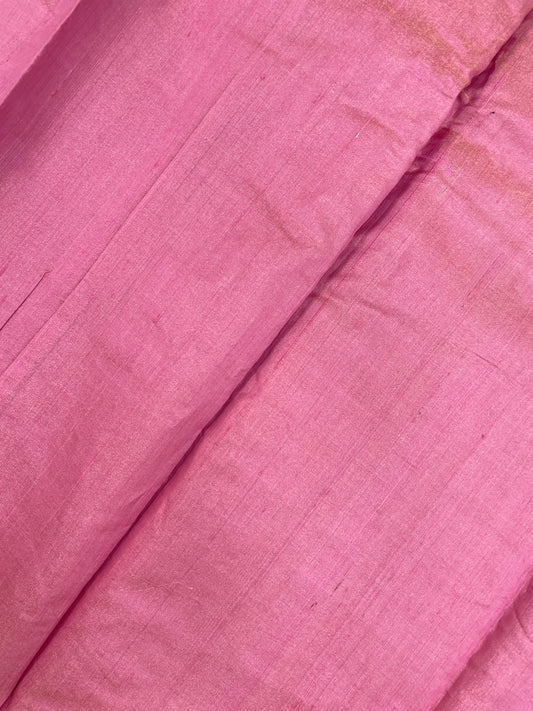 Pretty Gorgeous Blush Pink Pure Raw Silk Fabric