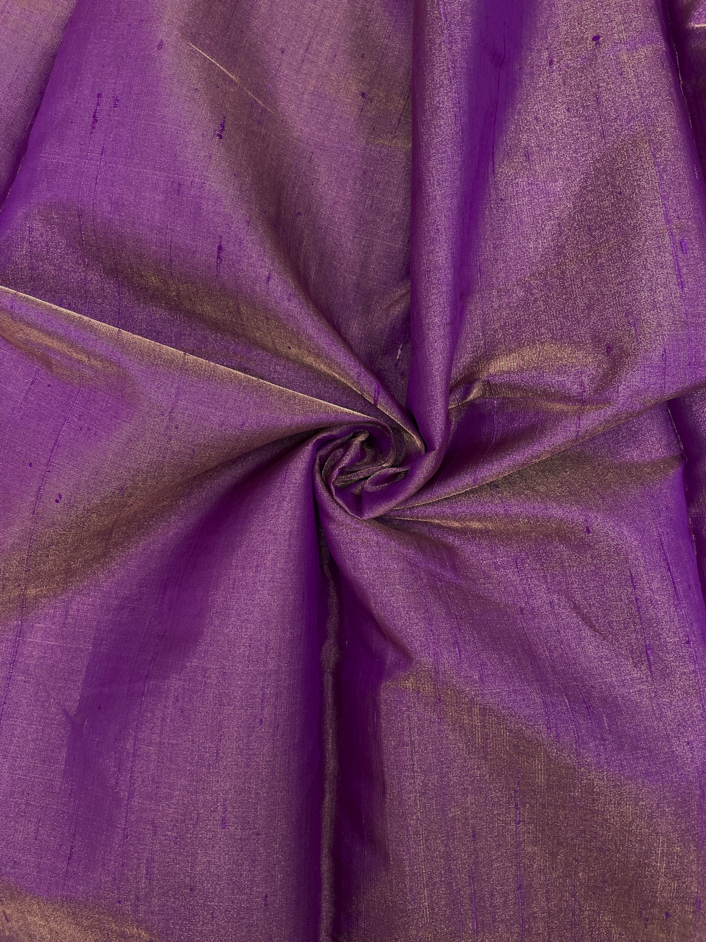 Amazing Exclusive Purple Color Pure Raw Silk Fabric