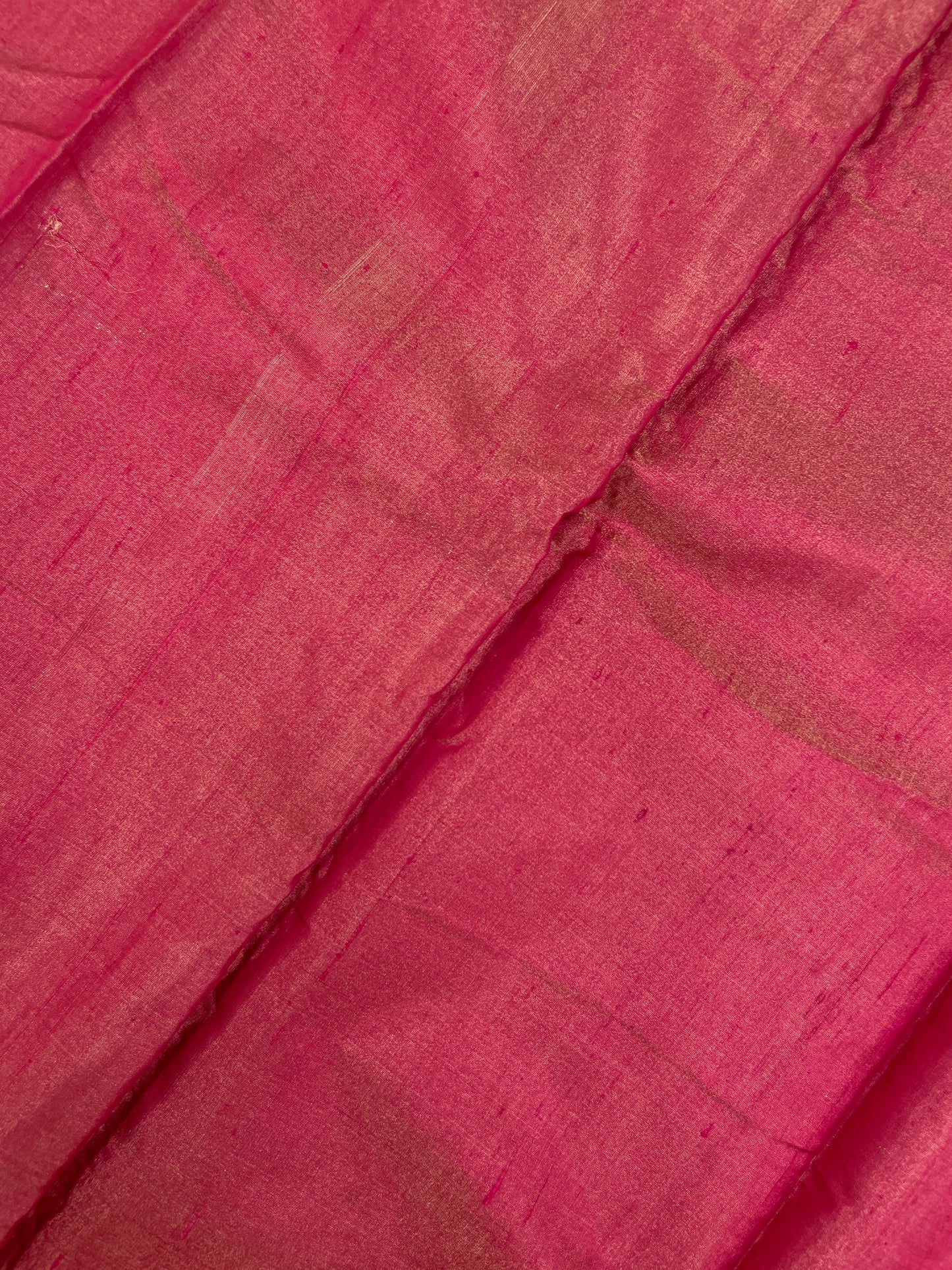 Perfect Classy Red Color Pure Raw Silk Fabric