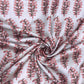 Subtle Yet Elegant Pastel Dainty Floral Print On Satin Fabric