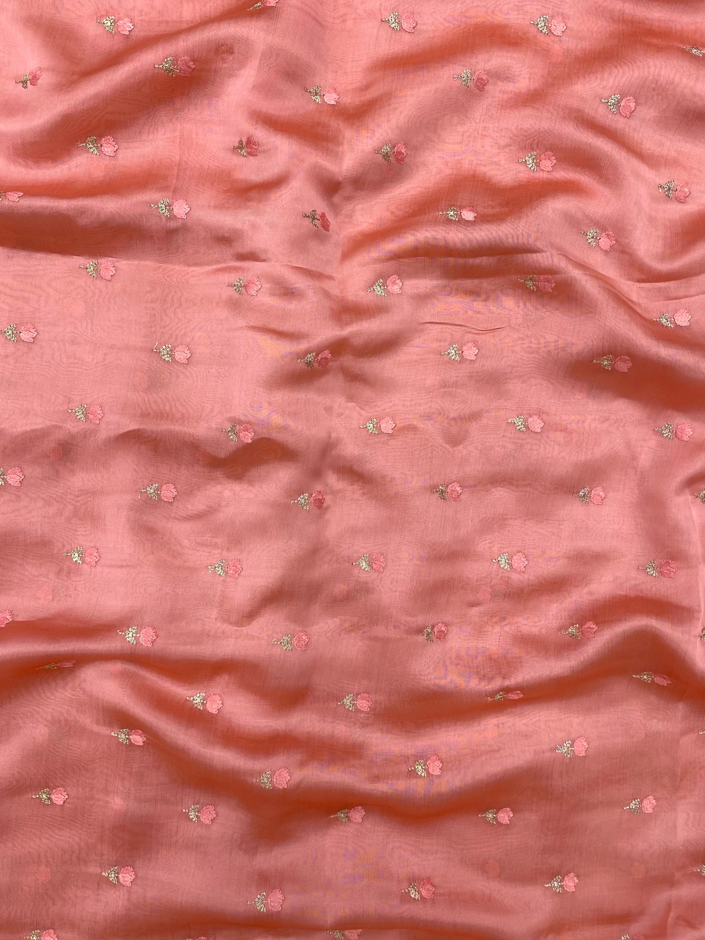 Pure Silk Embroidery (Colours Available) 44" inch