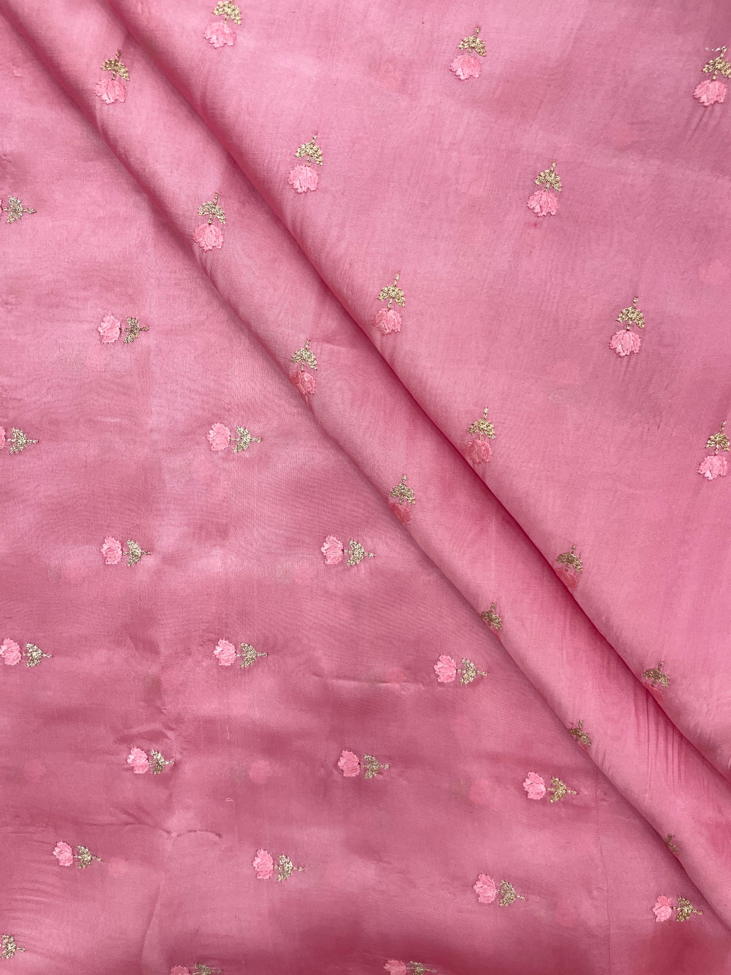 Pure Silk Embroidery (Colours Available) 44" inch