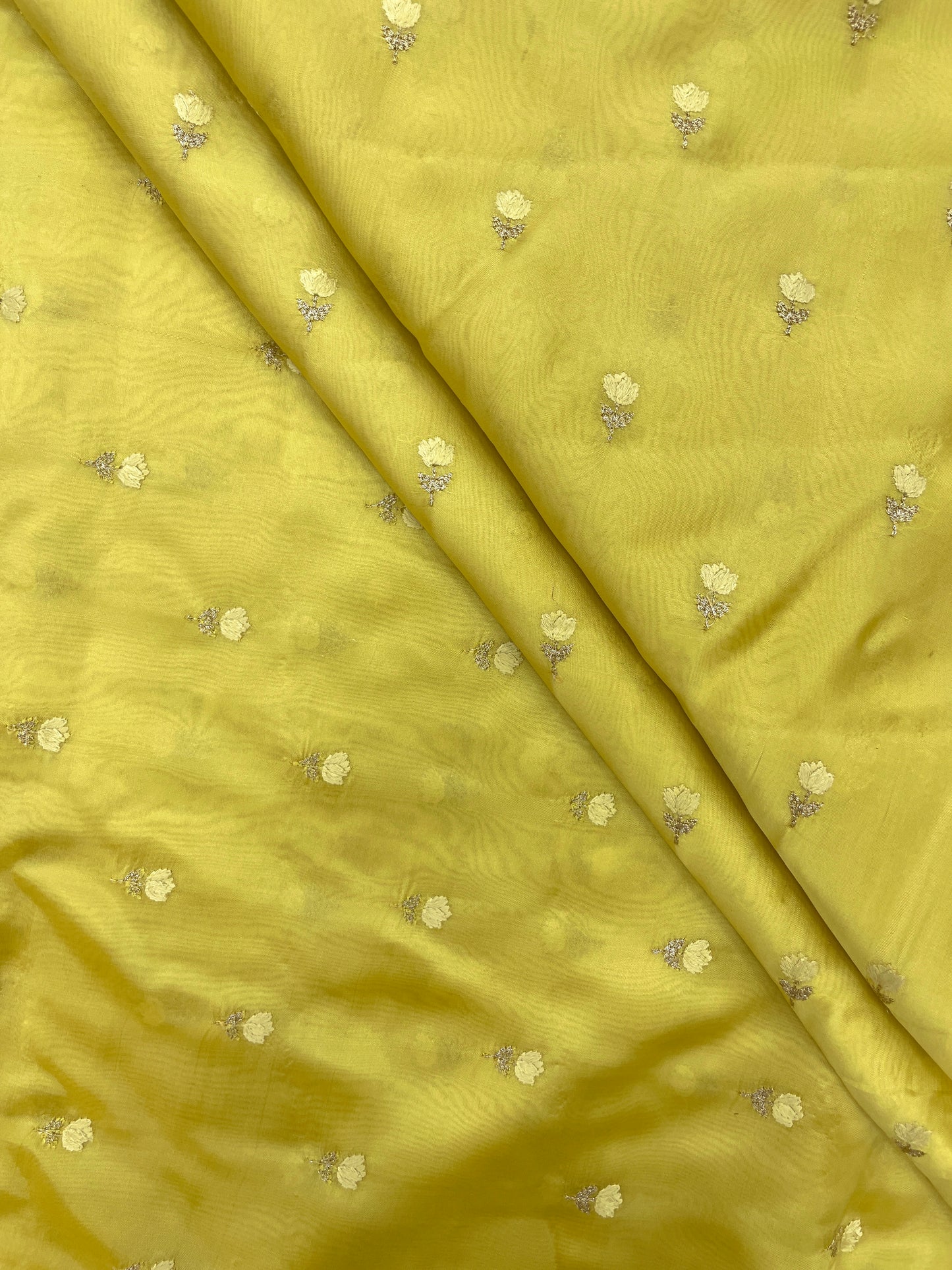 Pure Silk Embroidery (Colours Available) 44" inch