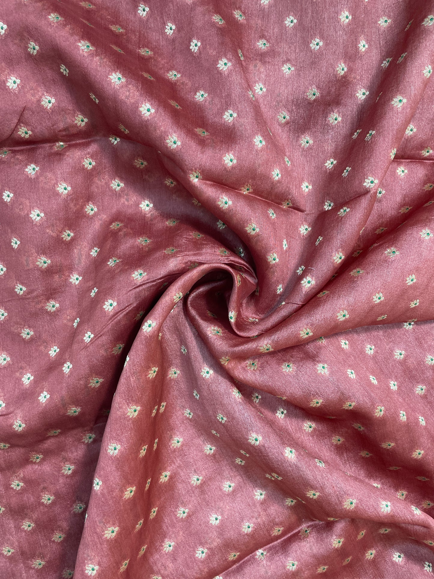 Glamourous Attractive Minakari Zari Weaving On Pure Silk Fabric