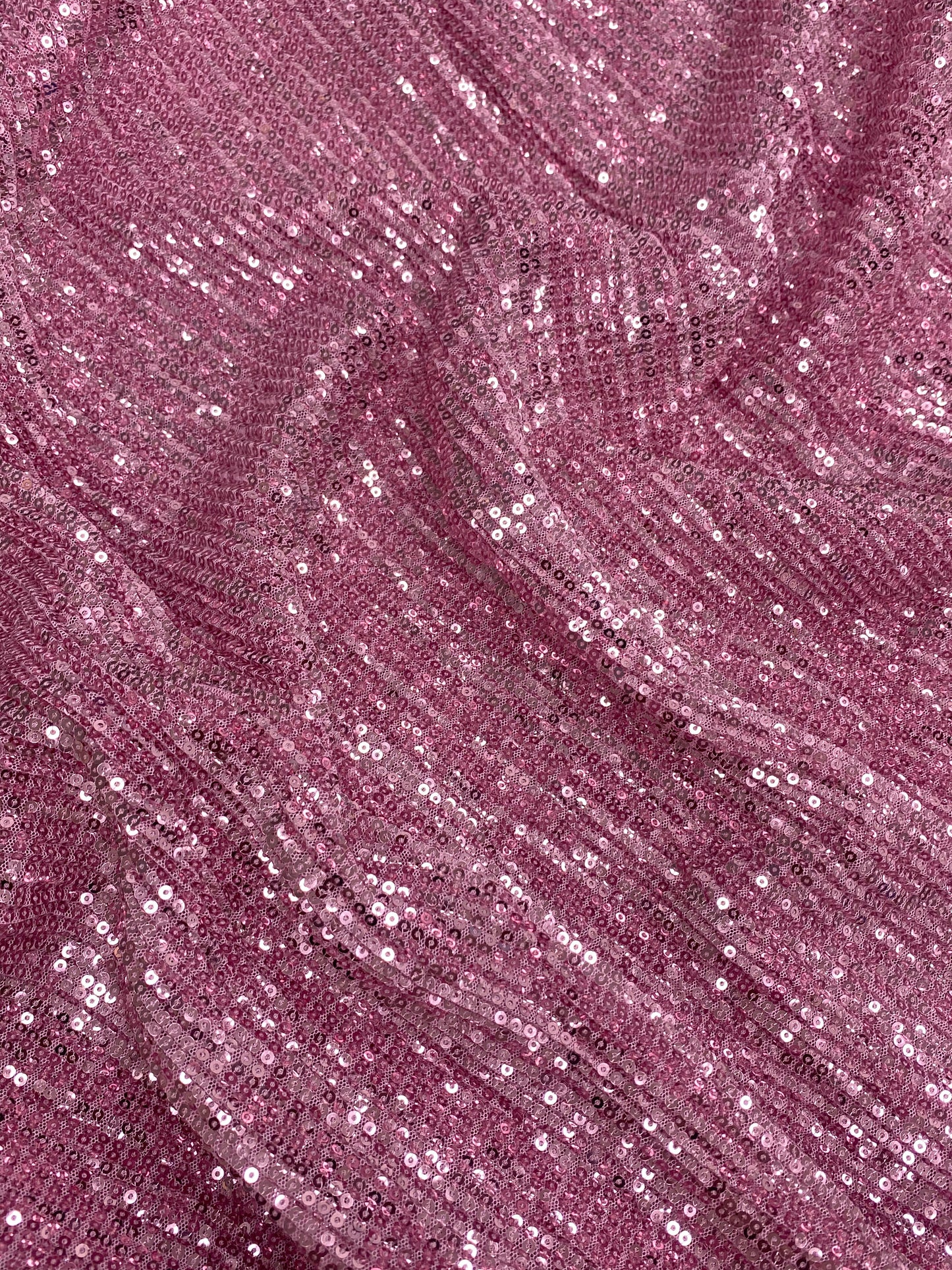 Gorgeous Classic Eye Catching Pink Sequin Fabric