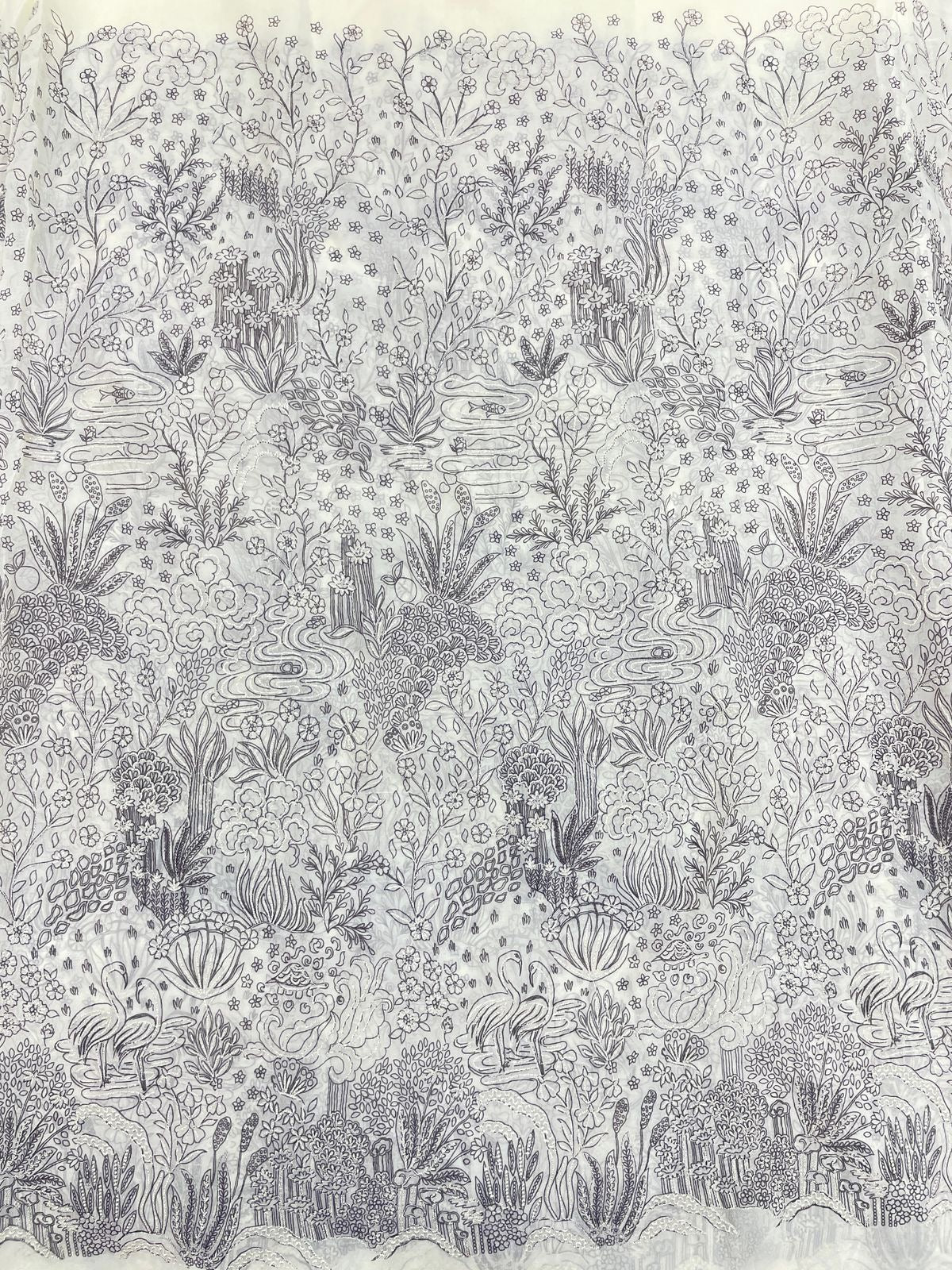 Viscose Organza Embroidery