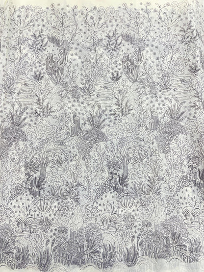 Viscose Organza Embroidery