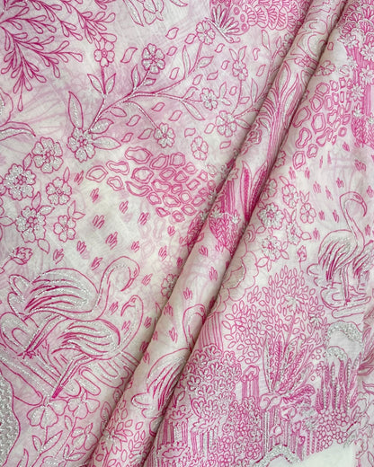 Viscose Organza Embroidery