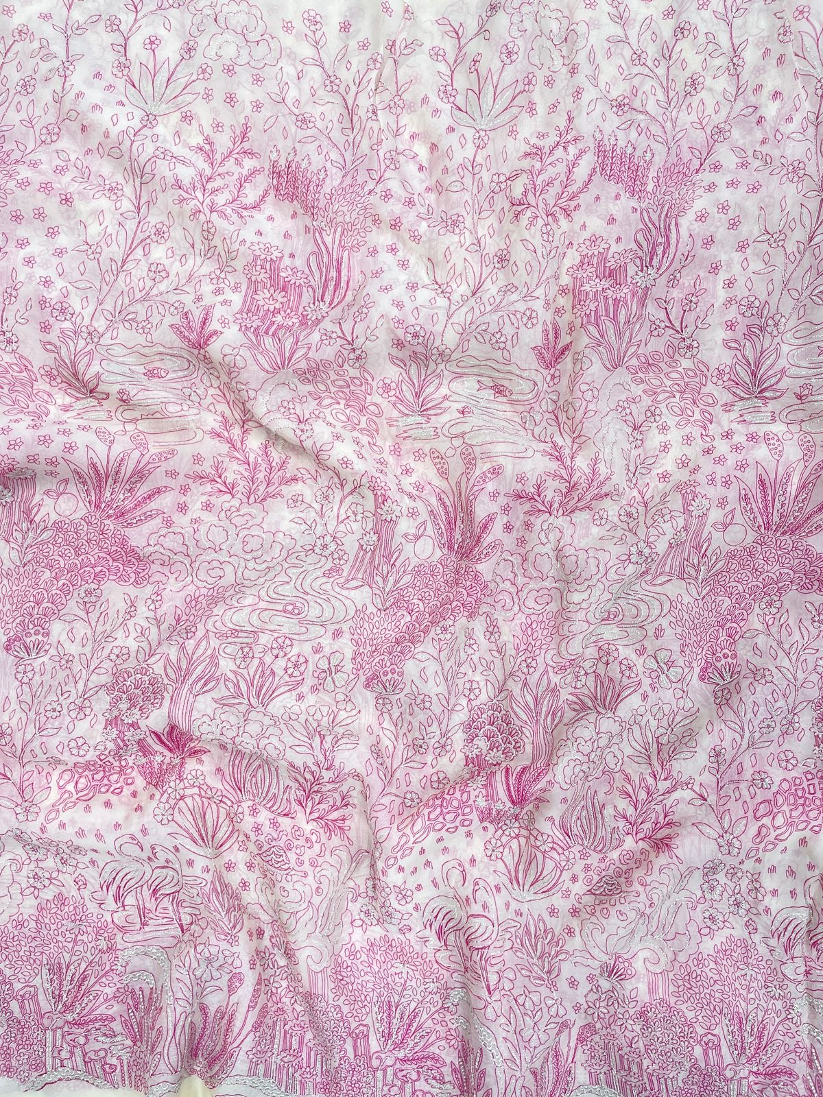 Viscose Organza Embroidery