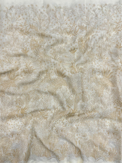 Viscose Organza Embroidery