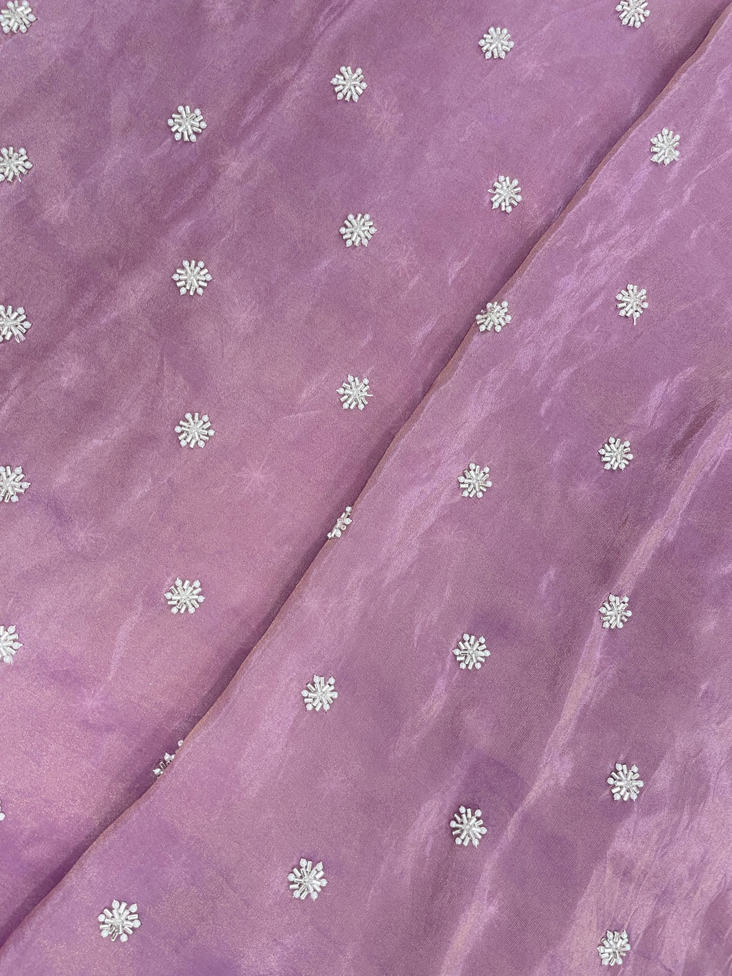 Gorgeous Premium Shiny Floral Cut Dana Work All Over Viscose Tissue Fabric