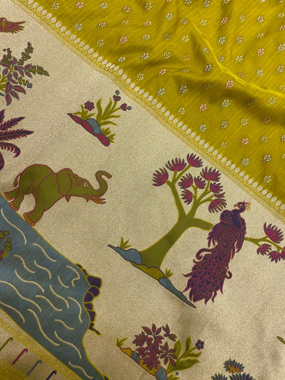 Pure Katan Silk Paithni Border (Colors Available)